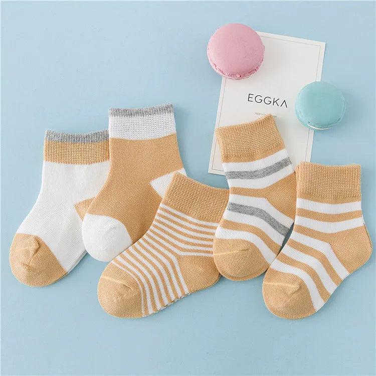 Winter cotton striped socks for children - Enfance-Heureuse