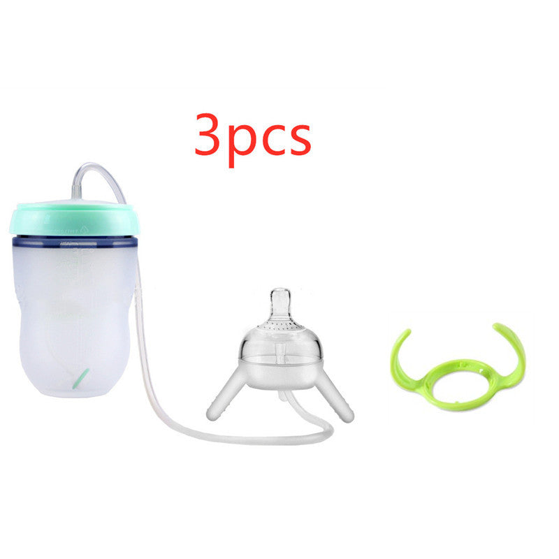 Feeding Bottle Kids Cup Children Training Silicone Sippy - Enfance-Heureuse