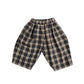 Coréen Enfants Enfants de Plaid Pantalon Carotte - Enfance-Heureuse