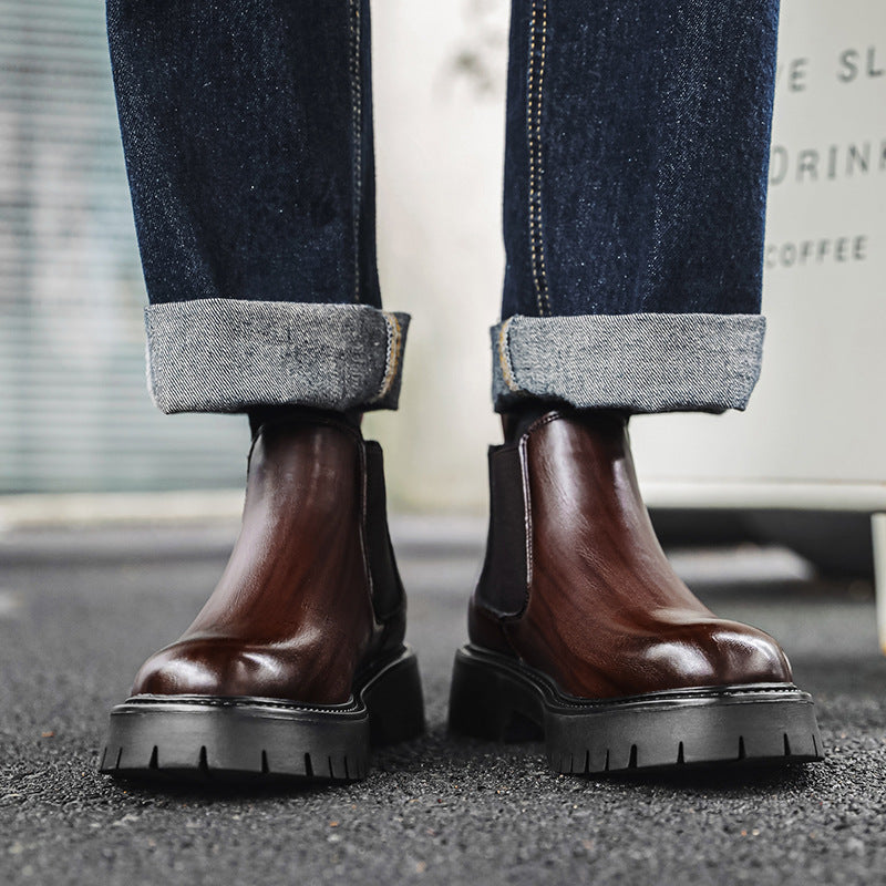 Summer Versatile New Round Toe Martin Boots - Enfance-Heureuse