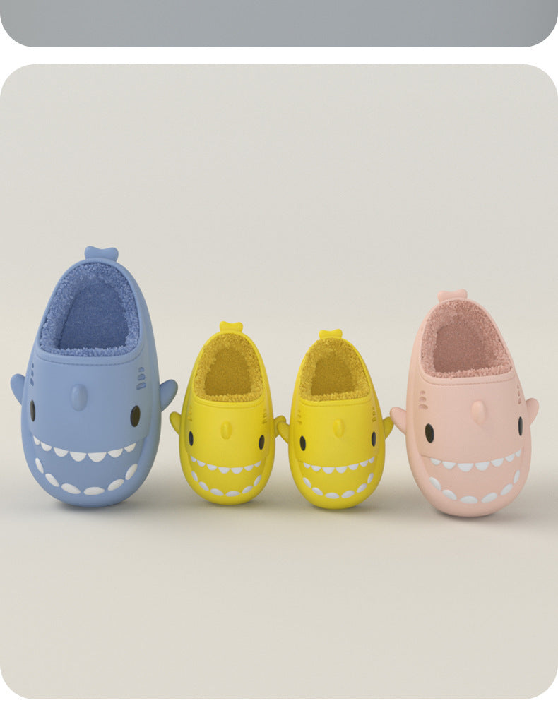 Three-dimensional Cartoon Shark Children Eva Slippers - Enfance-Heureuse