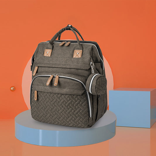 New Mommy Backpack Can Hang Baby Stroller Baby Bag Folding Crib Mommy Bag - Enfance-Heureuse