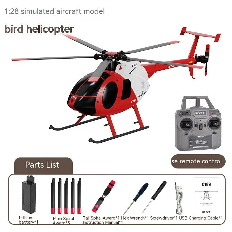 Remote Control Helicopter C189 Double Brushless Four Channels - Enfance-Heureuse