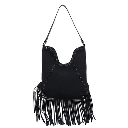 Fashion Rivet Shoulder Large-capacity Crossbody Bag - Enfance-Heureuse