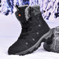 Men's Thick-soled Daily Outdoor Fleece-lined High-top Boots - Enfance-Heureuse