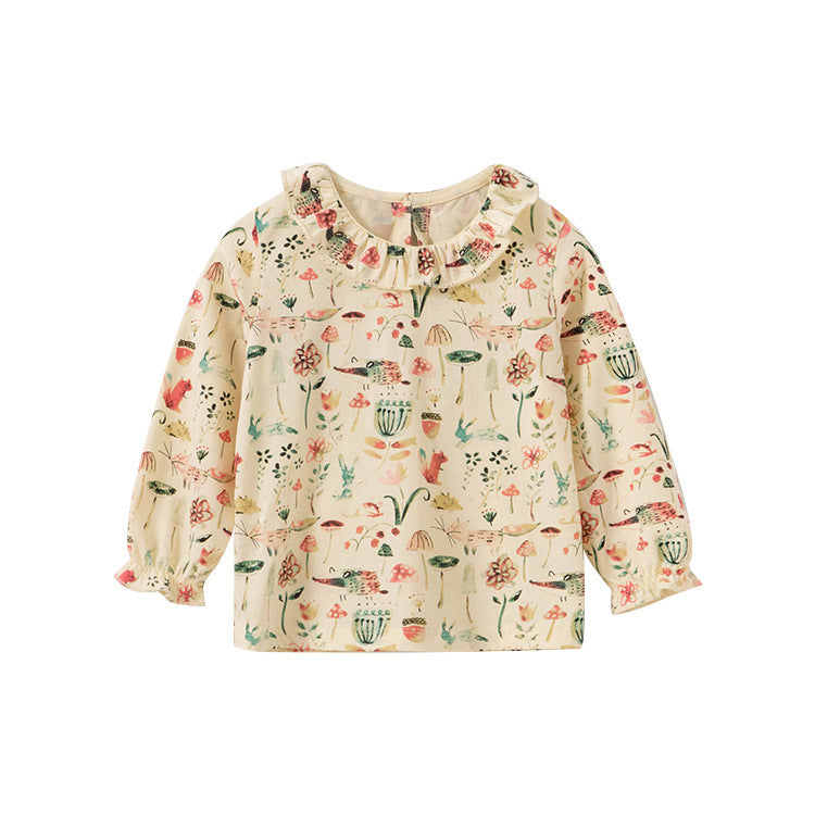 Children's t-shirt bottoming shirt t-shirt - Enfance-Heureuse