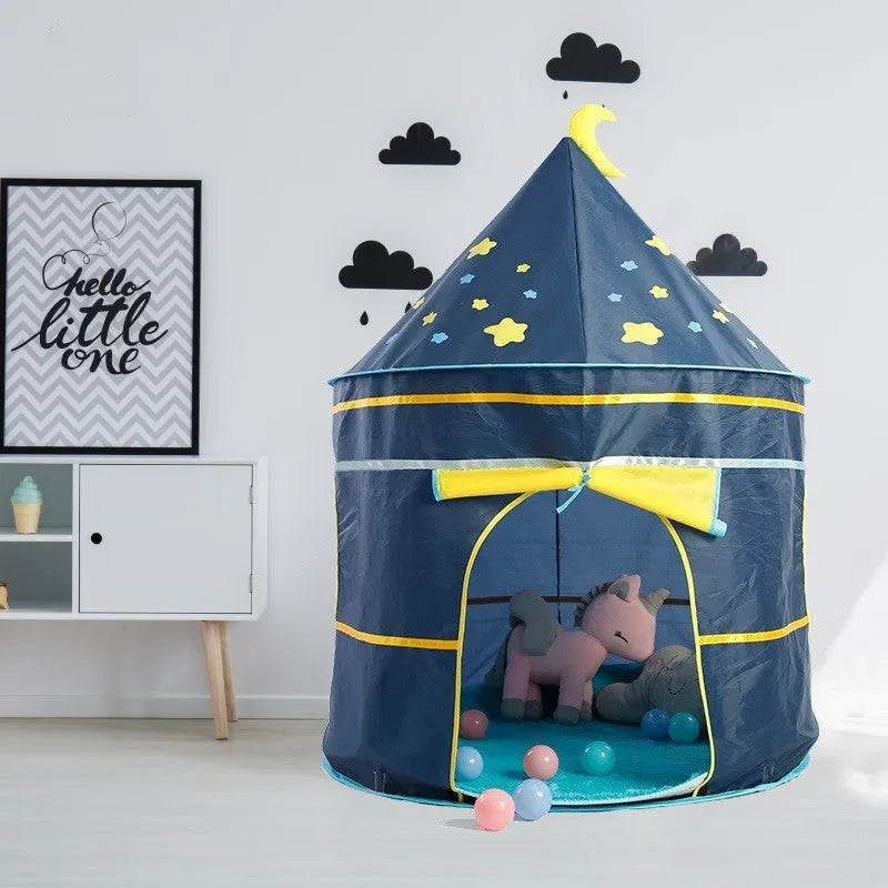 Tente enfant maison de jeu bébé intérieur princesse Playhouse château - Enfance-Heureuse