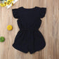 Toddler Girl Clothes Kids Baby Girls Summer Ruffles Sleeve - Enfance-Heureuse