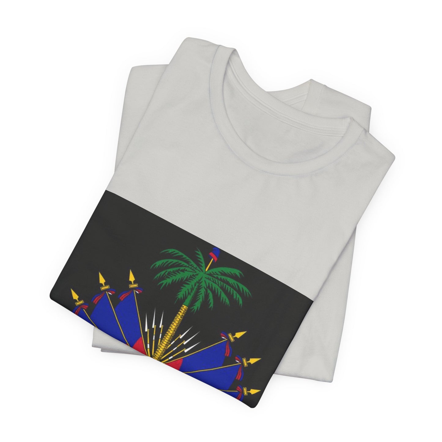 Haiti Coat of Arms T-Shirt — Haitian Flag & Emblem Graphic Tee