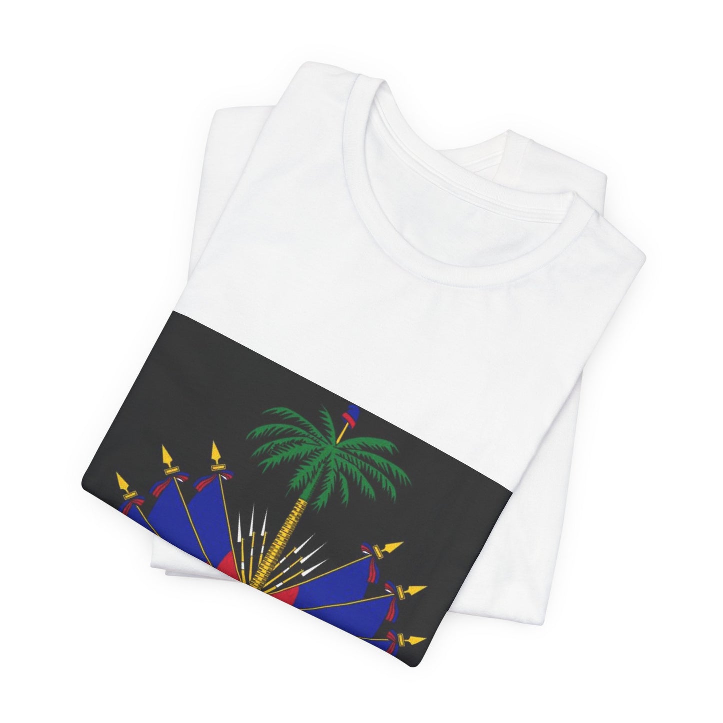 Haiti Coat of Arms T-Shirt — Haitian Flag & Emblem Graphic Tee
