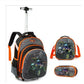 Three-piece Trolley Bag For Primary School Students - Enfance-Heureuse