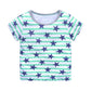 Children's t-shirt round neck print short sleeve - Enfance-Heureuse
