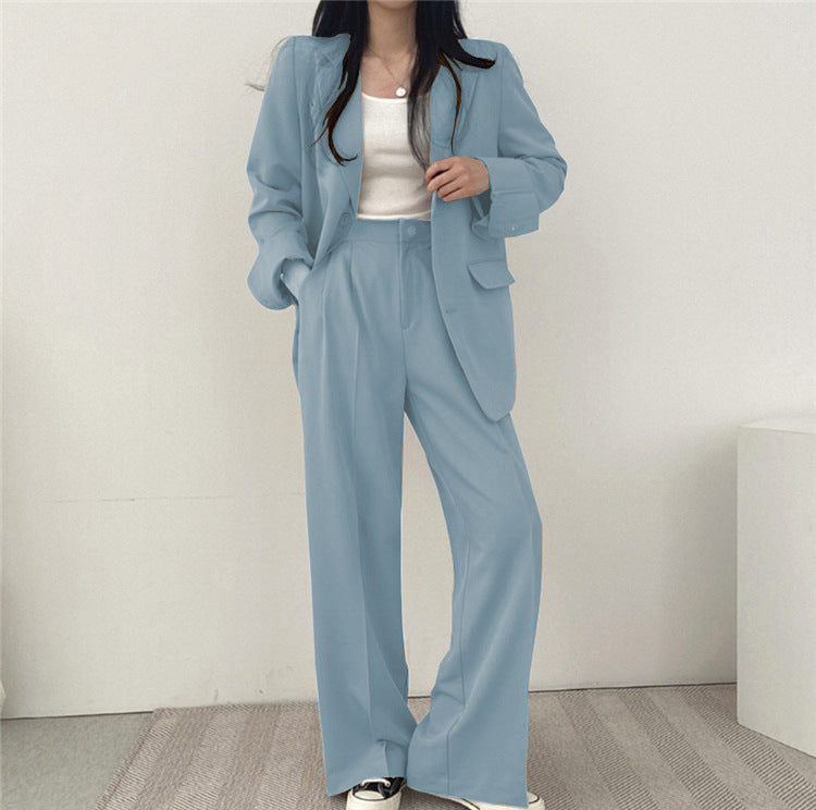 Korean Style Casual Suit Set Women - Enfance-Heureuse