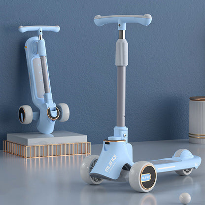 Trottinette trois-en-un pour enfants, peut s'asseoir et glisser