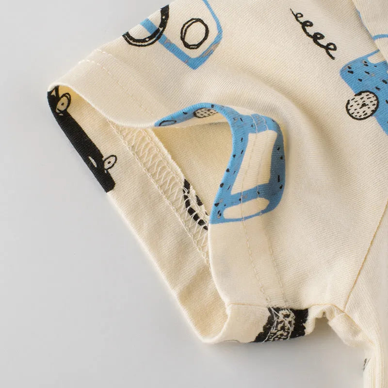 T-shirt coréen à manches courtes pour enfants - Enfance-Heureuse