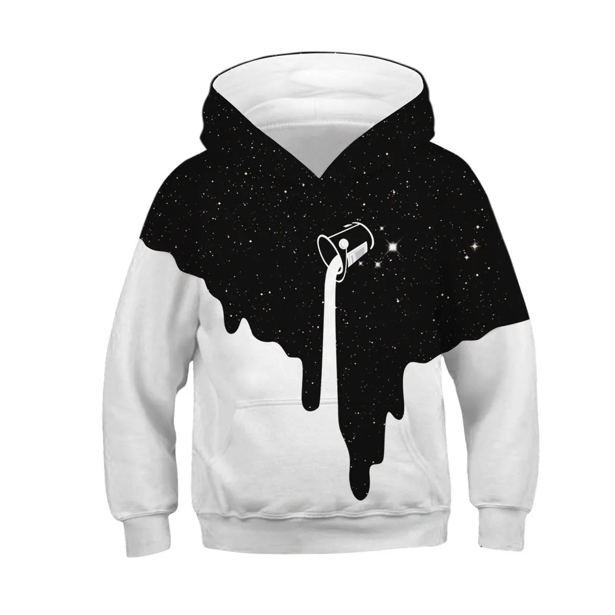 Digital Printing Children's Hooded Long-Sleeved Sweater - Enfance-Heureuse