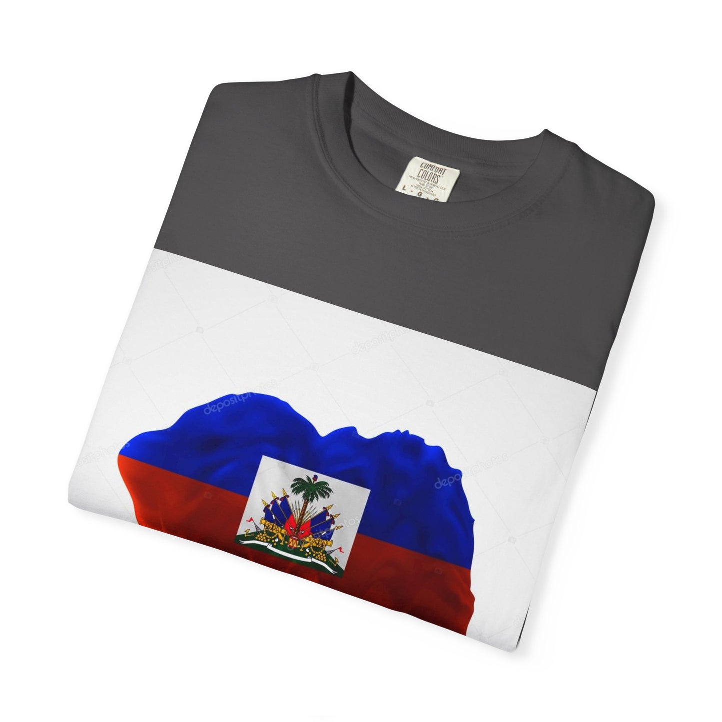 Haiti Flag Drip T-Shirt — Haitian Pride Graphic Tee