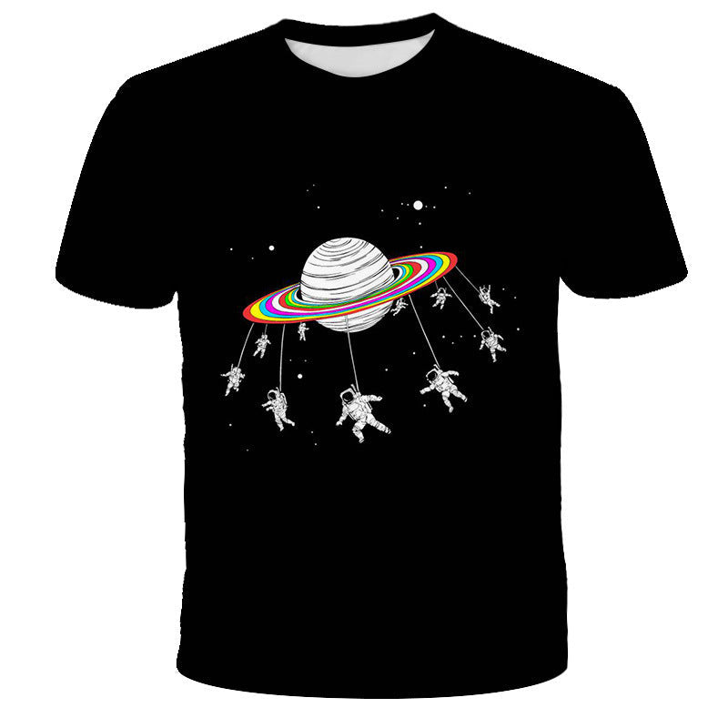 T-shirt astronaute à impression numérique