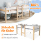 Pine Children's Bed 90cmx190cm - Enfance-Heureuse