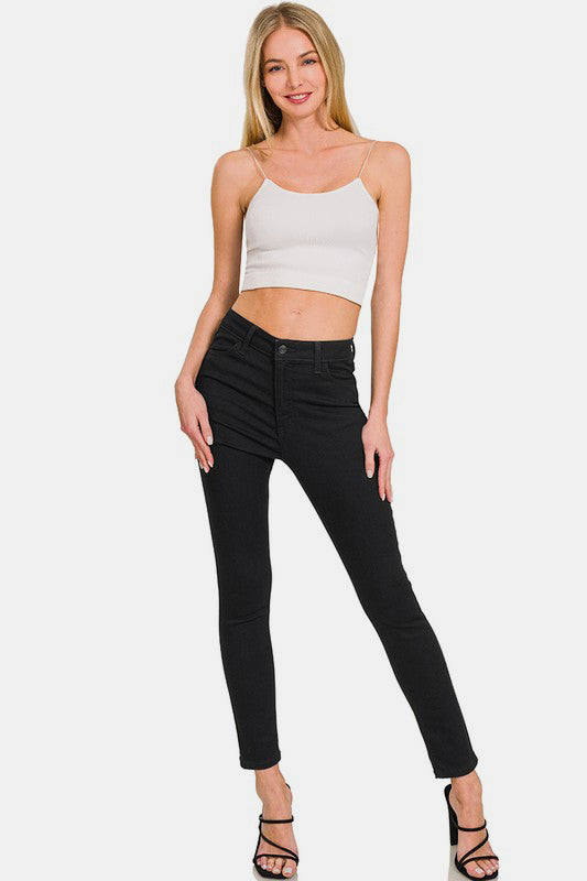 Zenana High Rise Skinny Jeans with Pockets - Enfance-Heureuse