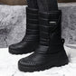 Snow Boots Outdoor Long Tube Fleece Lined Padded Warm Keeping - Enfance-Heureuse