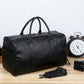 European And American Men's Leather Retro Handbag Large Capacity - Enfance-Heureuse