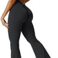 Women Sleeveless Flare Jumpsuits Fitness Yoga Long Pants - Enfance-Heureuse
