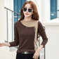Fleece-lined Korean Style Slimming Bottoming Shirt Autumn And Winter - Enfance-Heureuse