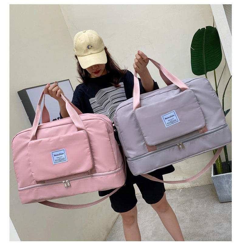Foldable Travel Duffel Bags Sports Gym Tote Bag Women - Enfance-Heureuse