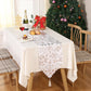 Christmas Snowflake Leaves Table Runner Table Decoration Decorations - Enfance-Heureuse