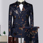 Men's Business Creative Printed Tie Suit Set - Enfance-Heureuse