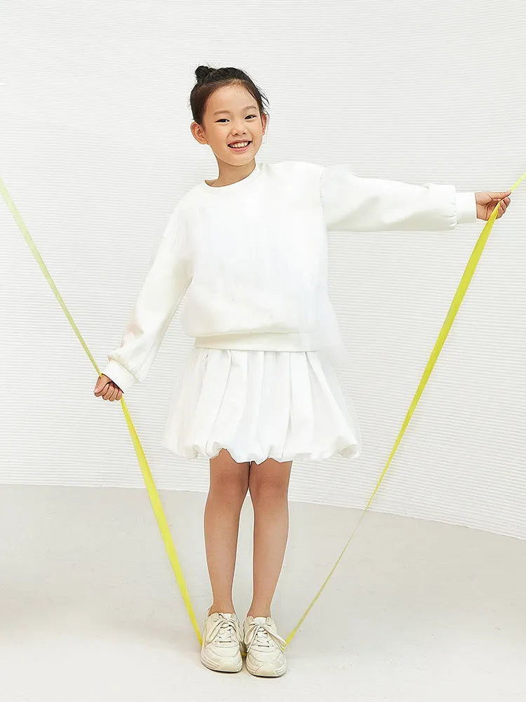 Children's Clothing Girls' Sweatshirt Medium And Large Pullover - Enfance-Heureuse