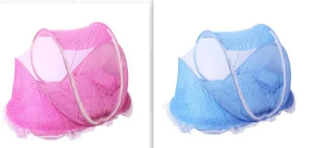 Pliable Bébé Moustiquaire Avec Oreiller + Net 2 pièces Ensemble - Enfance-Heureuse