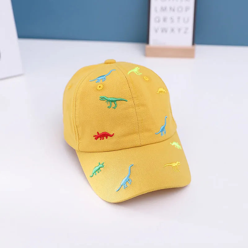 Colorful Small Dinosaur Children's Baseball Hats - Enfance-Heureuse