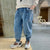 Boys' Big Pocket Jeans Big Children's Autumn Casual Pants Children's Spring And Autumn Trousers - Enfance-Heureuse