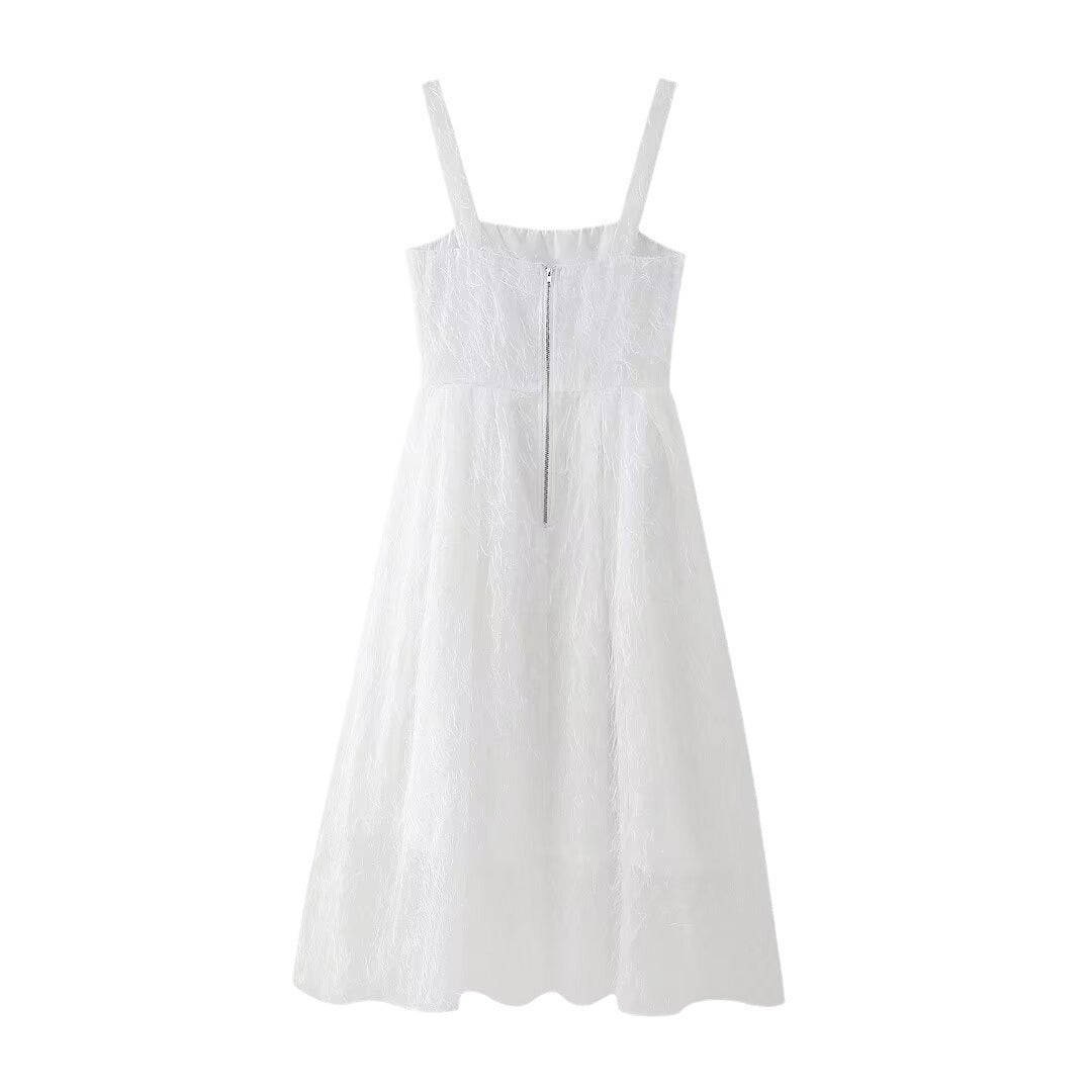 Women's Sleeveless Tassel Dress - Enfance-Heureuse