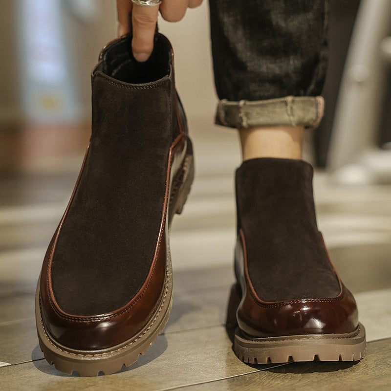 Martin Boots Casual Sports All-match Men's Mid-calf Retro Shoes - Enfance-Heureuse