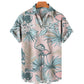 Men's 3D Digital Printing Tropical Forest Animal Hawaiian Shirt - Enfance-Heureuse