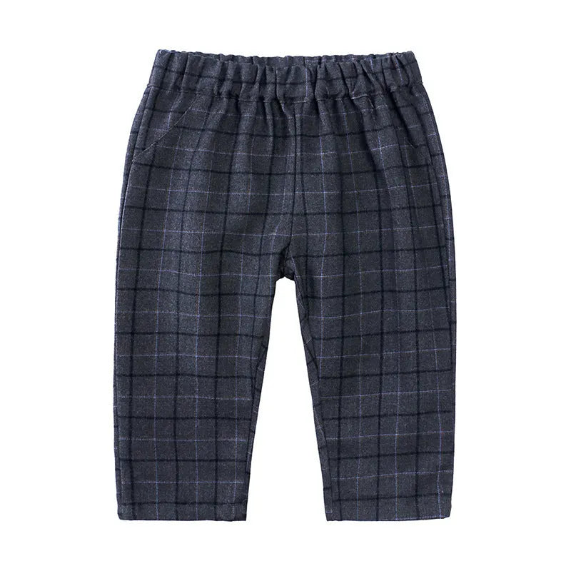 Gentleman Children's Clothing Long-sleeved Shirt Vest Trousers Three-piece Set - Enfance-Heureuse