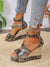 Platform Wedge Sandals with Ankle Strap - Enfance-Heureuse