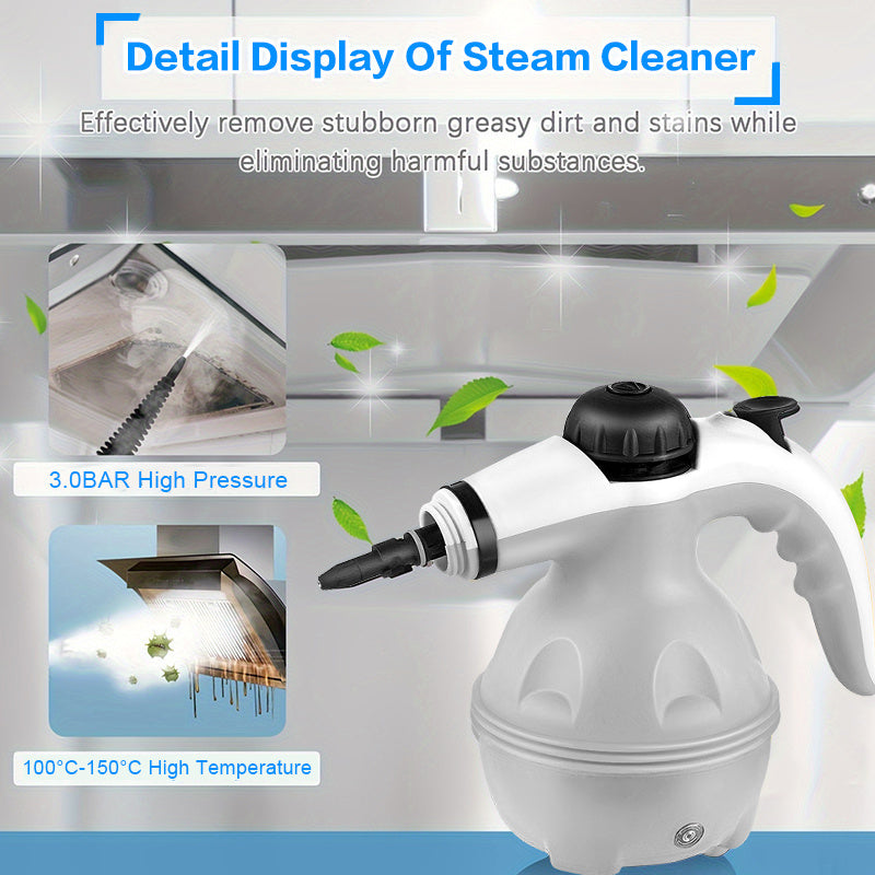 Grenade Steam Cleaner, Pressurized Handheld Cleaner For Household Use, Equipped With 12 Accessories, For Multiple Surfaces And A Powerful Home Steam Machine For Cleaning In Various Scenarios. - Enfance-Heureuse