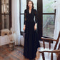 Black Evening Dress Feminine And Luxurious - Enfance-Heureuse