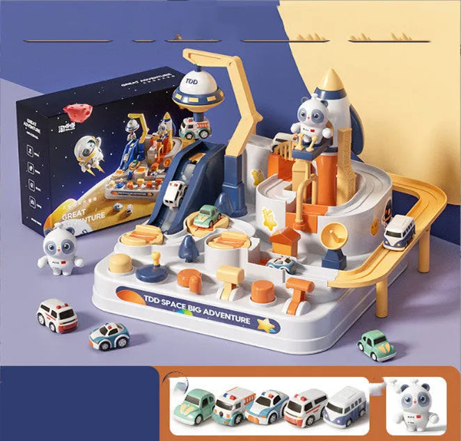 Puzzle Voiture Piste Train Garçons Et Filles Jouets De Voiture Piste Enfants Jouet - Enfance-Heureuse