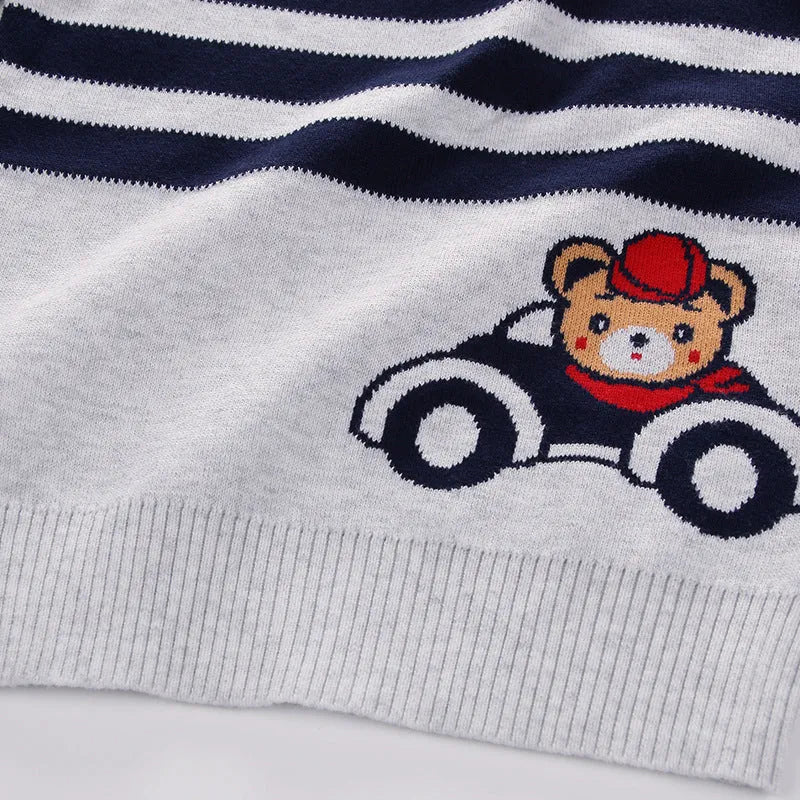 Korean boy sweater - Enfance-Heureuse