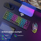 Free Wolf T61 Charging Wireless Keyboard And Mouse Set 61 Key Luminous Wireless Gaming Keyboard And Mouse Set Percent 60
