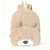 Embroidered Cute Bear Backpack Corduroy - Enfance-Heureuse