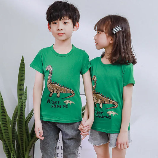 Short sleeved round neck T-shirt - Enfance-Heureuse