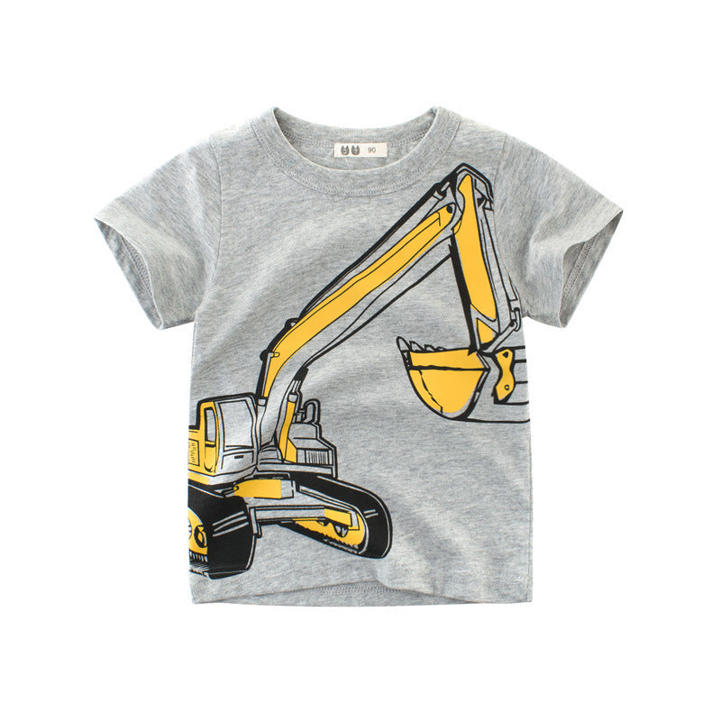 Summer Children's Short Sleeve T Shirt For Boys - Enfance-Heureuse