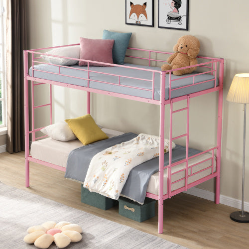 METAL BUNK BED Twin Over Twin - Enfance-Heureuse