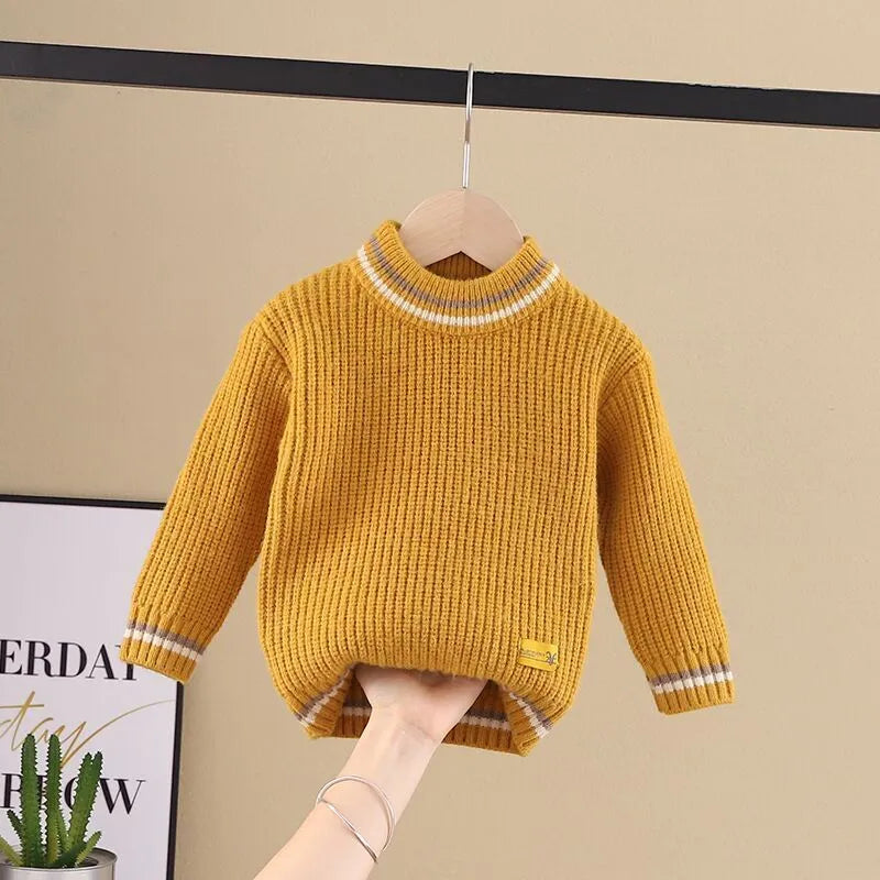 Pull à col rond pour enfants - Enfance-Heureuse